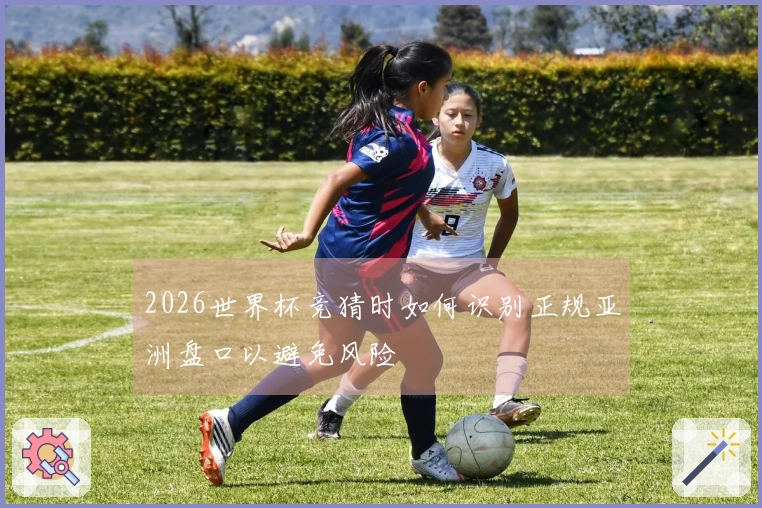 2026世界杯竞猜时如何识别正规亚洲盘口以避免风险